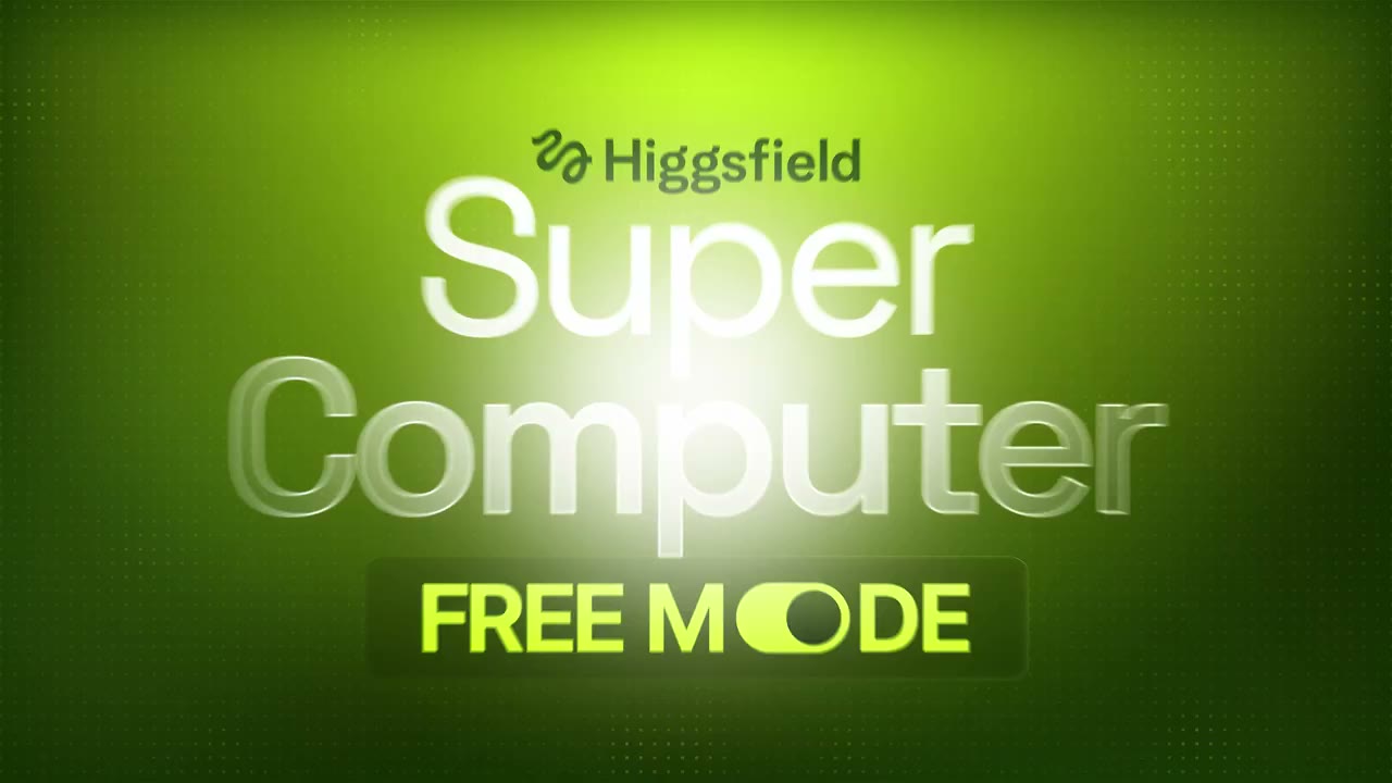 Higgsfield Supercomputer 推出 Free Mode:免費跑整套 AI 創作流程