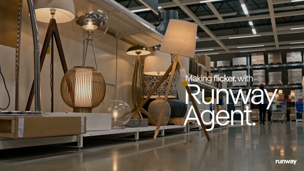 Runway Agent:一段對話從想法生出成片,短片《Flicker》示範